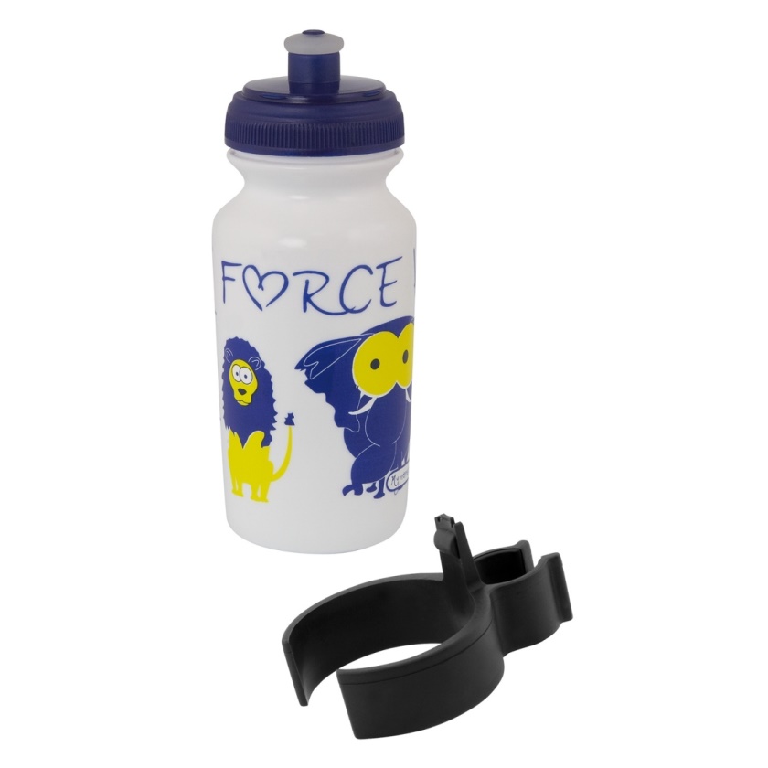 FORCE - láhev dětská  ZOO s držákem 0,3 l, bílá