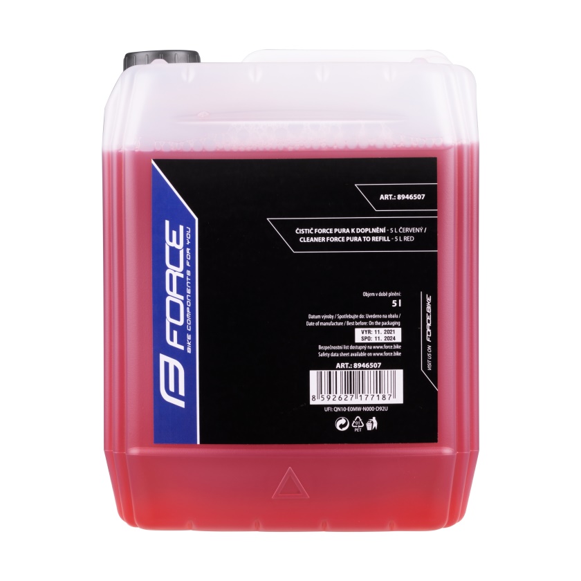 FORCE - čistič PURA k doplnění - 5l - čirý, cherry