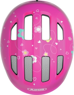 ABUS - dětská helma Smiley 3.0 pink butterfly růžová (3)