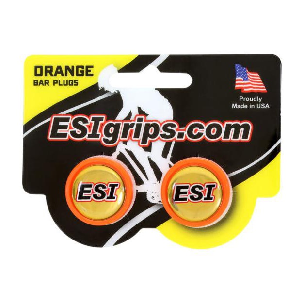 ESI GRIPS - koncovky do řídítek oranžová