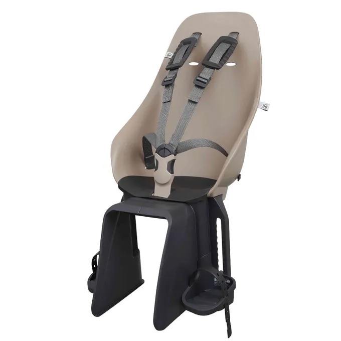 URBAN IKI - zadní sedačka na kolo s adaptérem na nosič béžová/černá