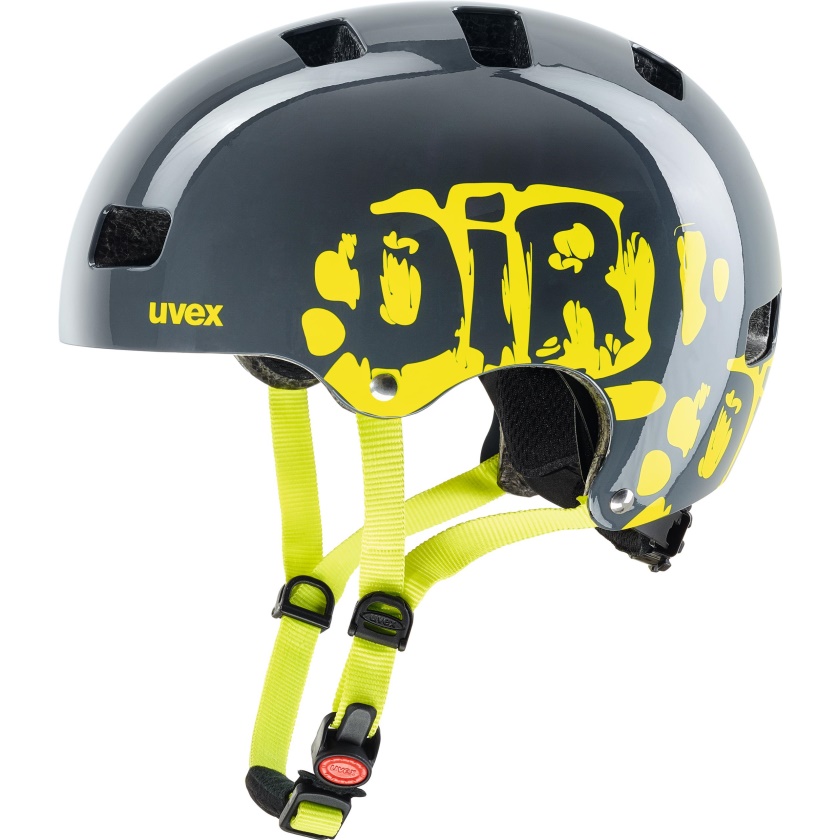 UVEX - helma KID 3 dirtbike grey/lime