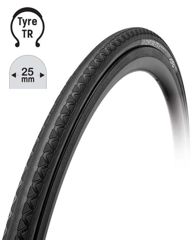 TUFO - silniční plášť Comtura 5TR, 25Cx700 mm, bezdušový, skládací