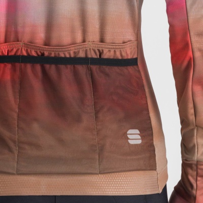SPORTFUL - dámský dres Flow supergiara w thermal jersey, cayenna red pink (4)