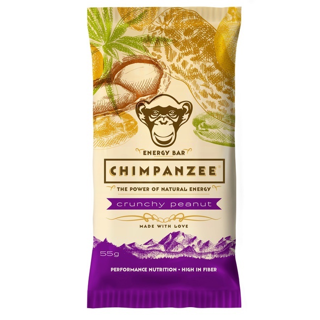 CHIMPANZEE -  ENERGY BAR Crunchy Peanut 55g