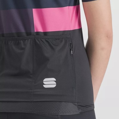 SPORTFUL - dámský dres Snap w jrs, black galaxy blue (5)
