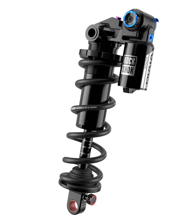 ROCKSHOX - zadní tlumič Vivid Coil Ultimate RC2T - (205x60) Reb55/Comp37, Adj HydB/O, Lockout, Trunnion (bez pružiny)