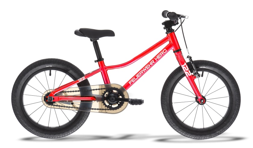 AMULET - dětské kolo 16" Feuerwehr Red/white 2026