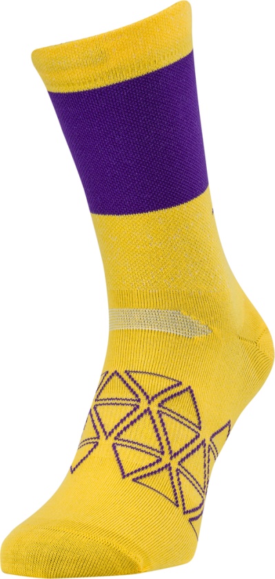 SILVINI - ponožky cyklistické BARDIGA yellow-plum