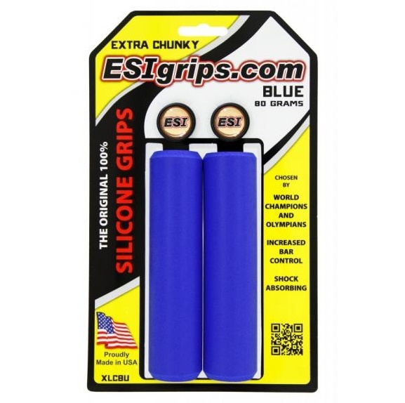 ESI GRIPS - gripy Chunky Extra 34 mm modrá