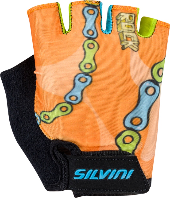 SILVINI - cyklo rukavice PUNTA orange-neon