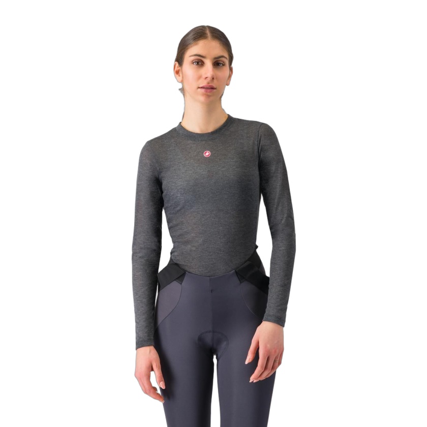 CASTELLI - dámské triko Medio base layer šedá