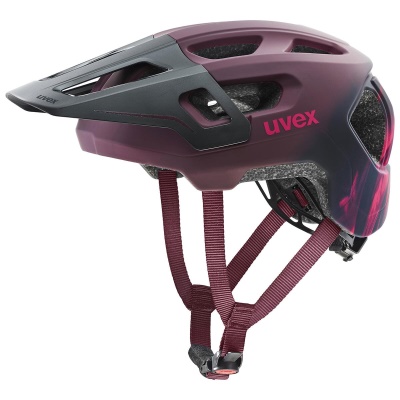 UVEX - dětská integrální helma React JR Fullface fialová (1)