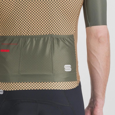 SPORTFUL - dres Checkmate jersey, beetle papaya (9)