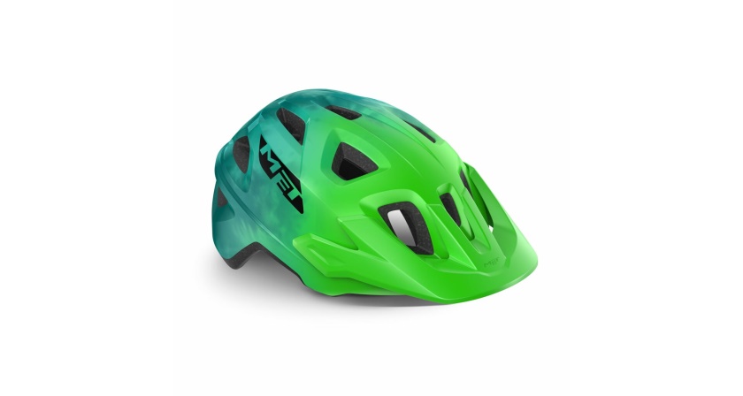 MET - helma ELDAR zelená tie-dye matná S/M 52-58