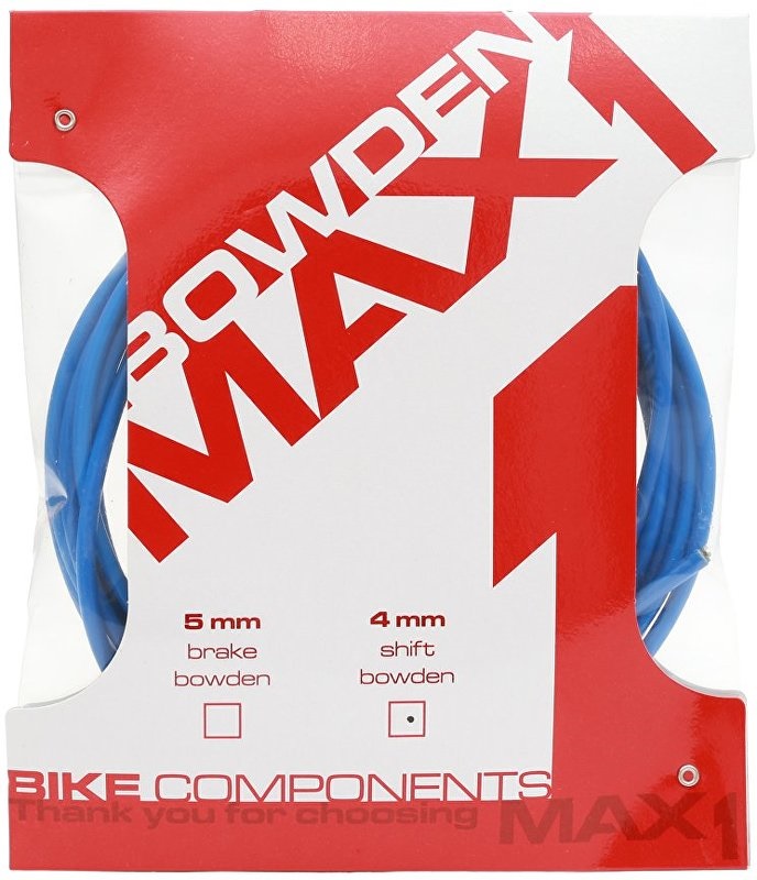 MAX1 - řadící bowden 4mm modrá - 3 metry