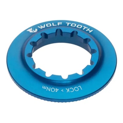 WOLF TOOTH - matice kotouče centerlock ROTOR INTERNAL SPLINE modrá