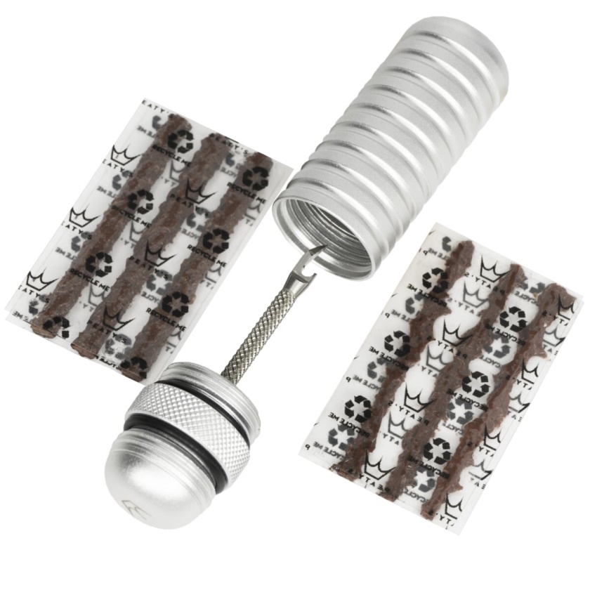 PEATYS - opravná sada Holeshot Tubeless Puncture Plugger Kit stříbrná