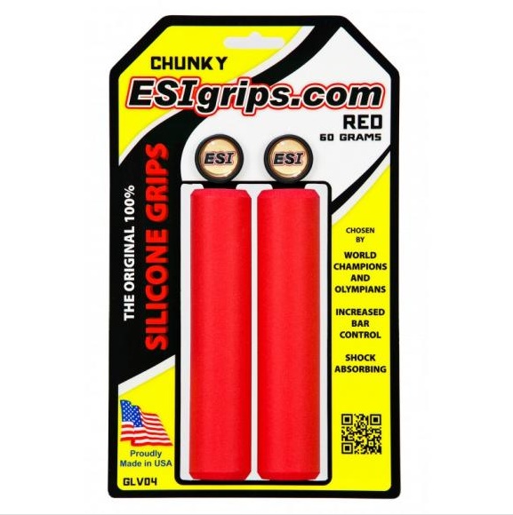 ESI GRIPS - gripy Chunky červená