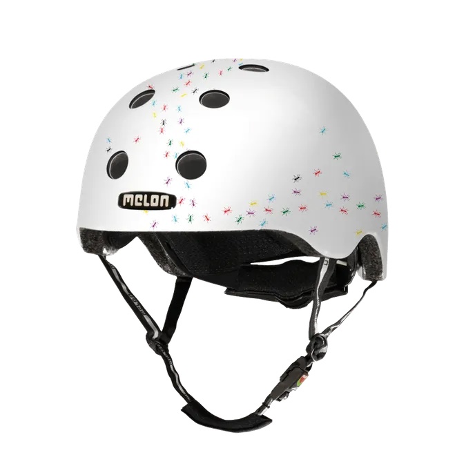 MELON - dětská helma Pop Ants bílá