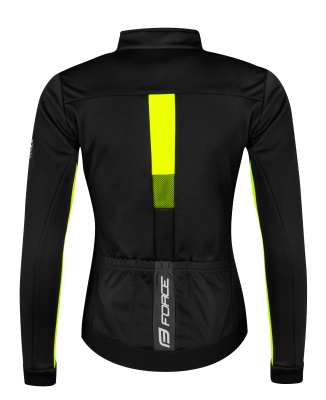 FORCE - dámská zimní bunda F Frost Lady softshell černá/fluo (1)