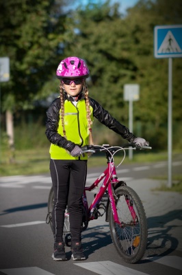 FORCE - kalhoty REFLEX LINE KID s vložkou, černé (3)