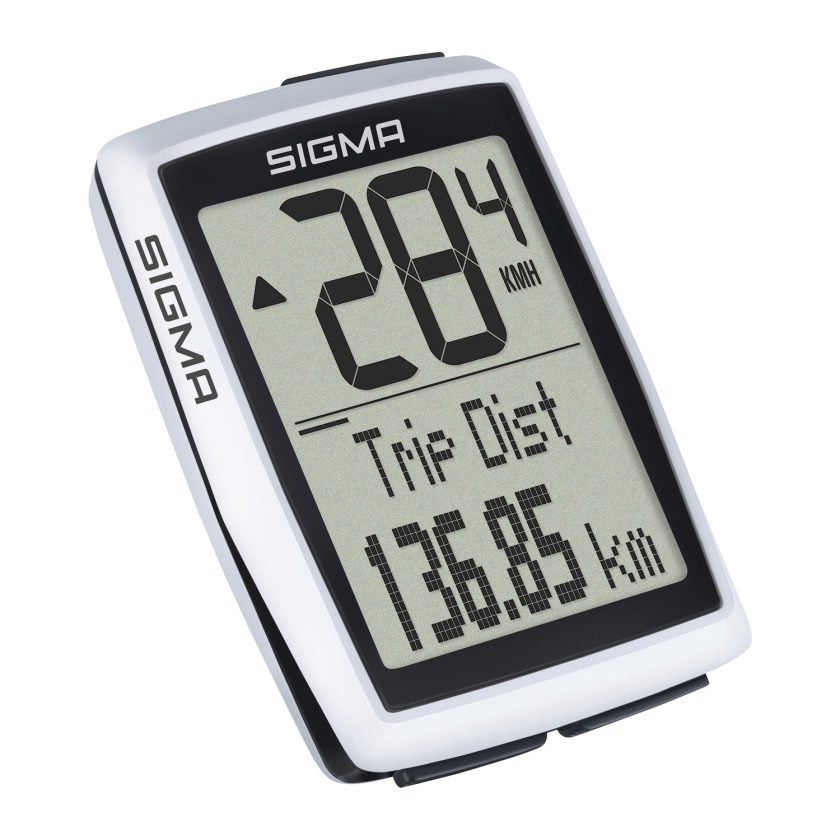 SIGMA - cyklo computer BC 12.0 STS CAD WL, černá / bílá