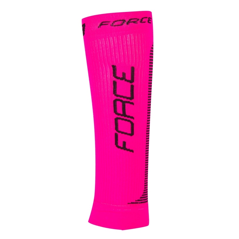 FORCE - ponožky-kompresní návleky , růžovo-černé