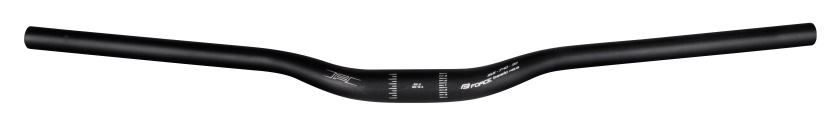 FORCE - řídítka Basic H6.6, 31.8/740mm, prohlé, černé matné