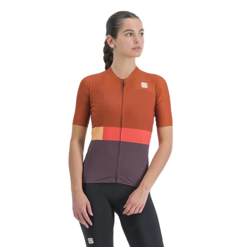 SPORTFUL - dámský dres Snap w jrs, huckleberry cayenna red