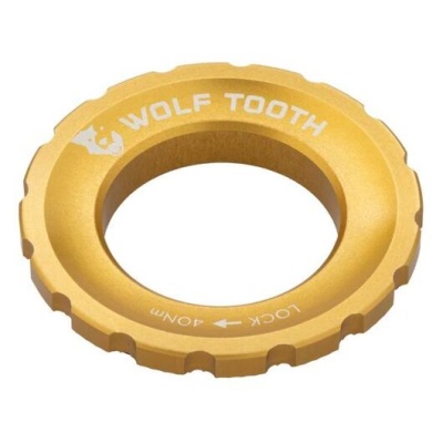 WOLF TOOTH - matice kotouče centerlock ROTOR zlatá