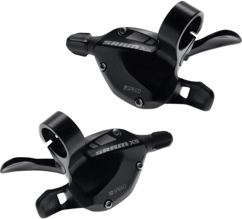 SRAM - přední + zadní řadící páčky X-5 Set 3x10 rychlostí
