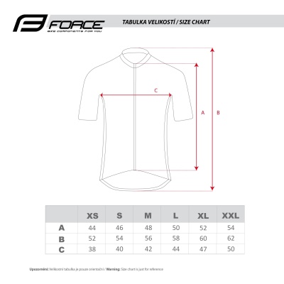 FORCE - dámský dres F Ascent kr. rukáv modro-červený (2)