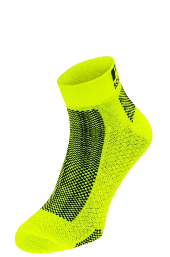 R2 - ponožky Easy neon žlutá/černá