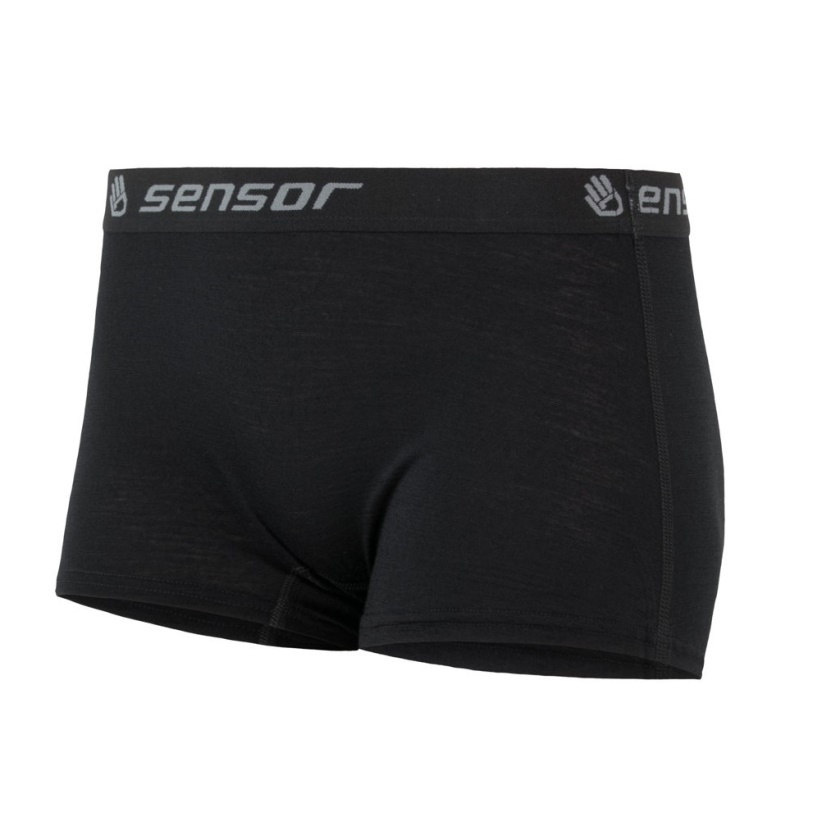 SENSOR - dámské kalhotky MERINO ACTIVE černá