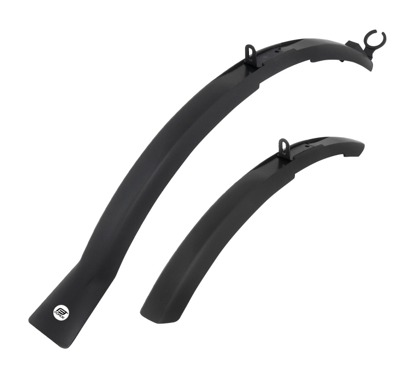 FORCE - blatníky 26 - 28" s lopatkou, plast, černá