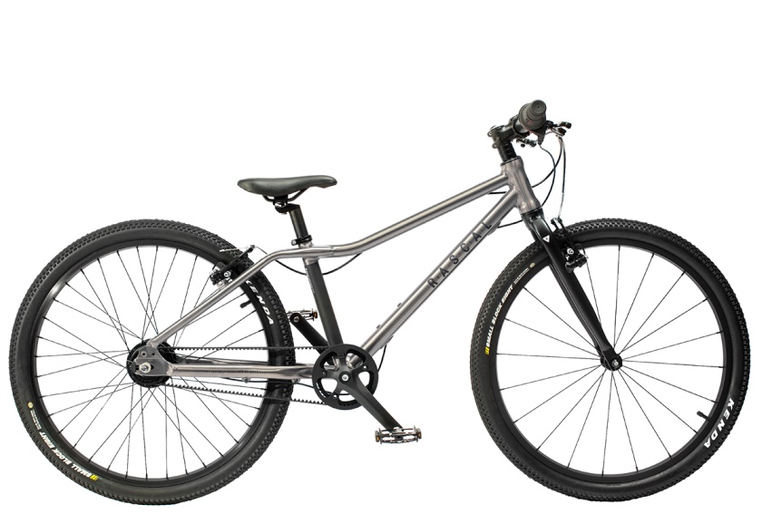 RASCAL BIKES - dětské kolo 24" NEXUS titanová