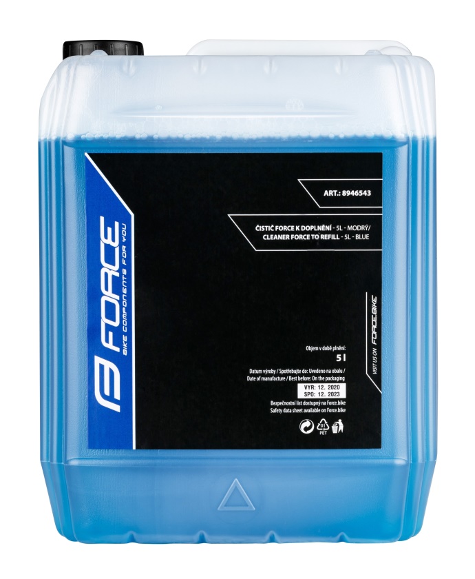 FORCE - čistič k doplnění - 5l - modrý