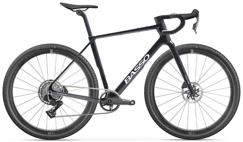 BASSO - gravel kolo Palta III FORCE XPLR AXS Microtech MX25 Carbon chrome 2026
