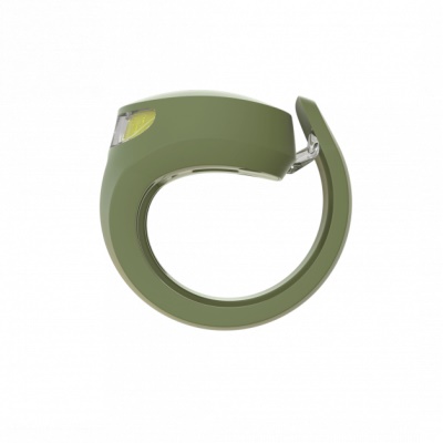 KNOG - přední blikačka Frog V3 - Army Jacket Green (1)