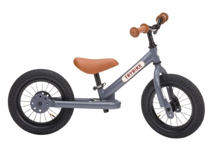 TRYBIKE - odrážedlo 12" šedá