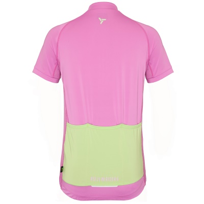 SILVINI - dětský dres Mazzani růžová/zelená (1)