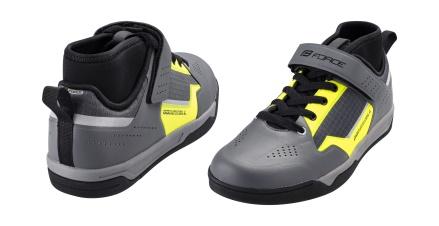 FORCE - boty Downhill, fluo / černé (1)