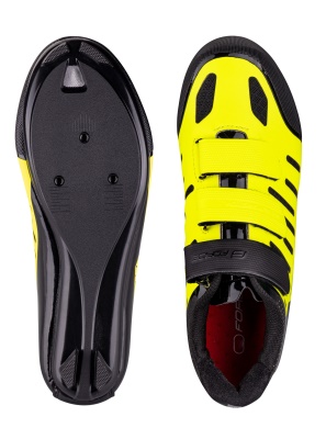 FORCE - tretry ROAD LASH, fluo-černé (3)