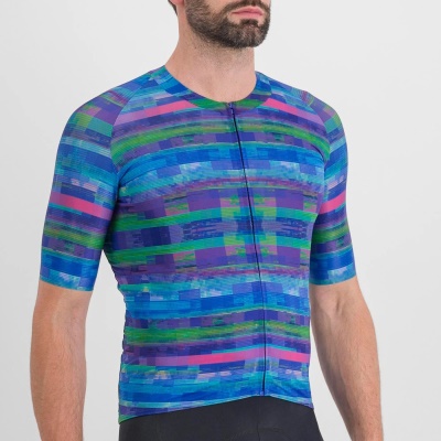 SPORTFUL - dres Glitch bomber jersey, multicolor blue (2)