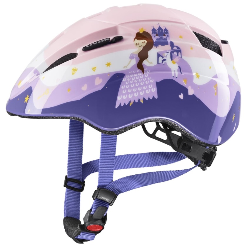 UVEX - dětská helma KID 2 Princess modrá/růžová 46-52 cm