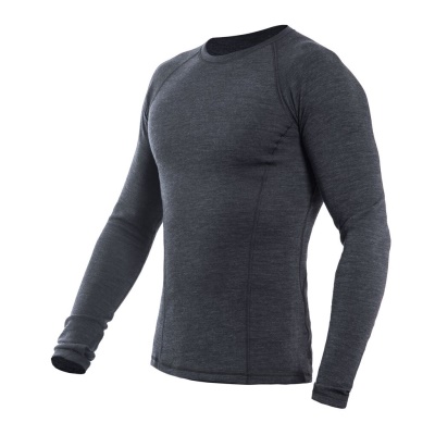 SENSOR - triko MERINO BOLD šedá SENSOR - triko MERINO BOLD šedá
