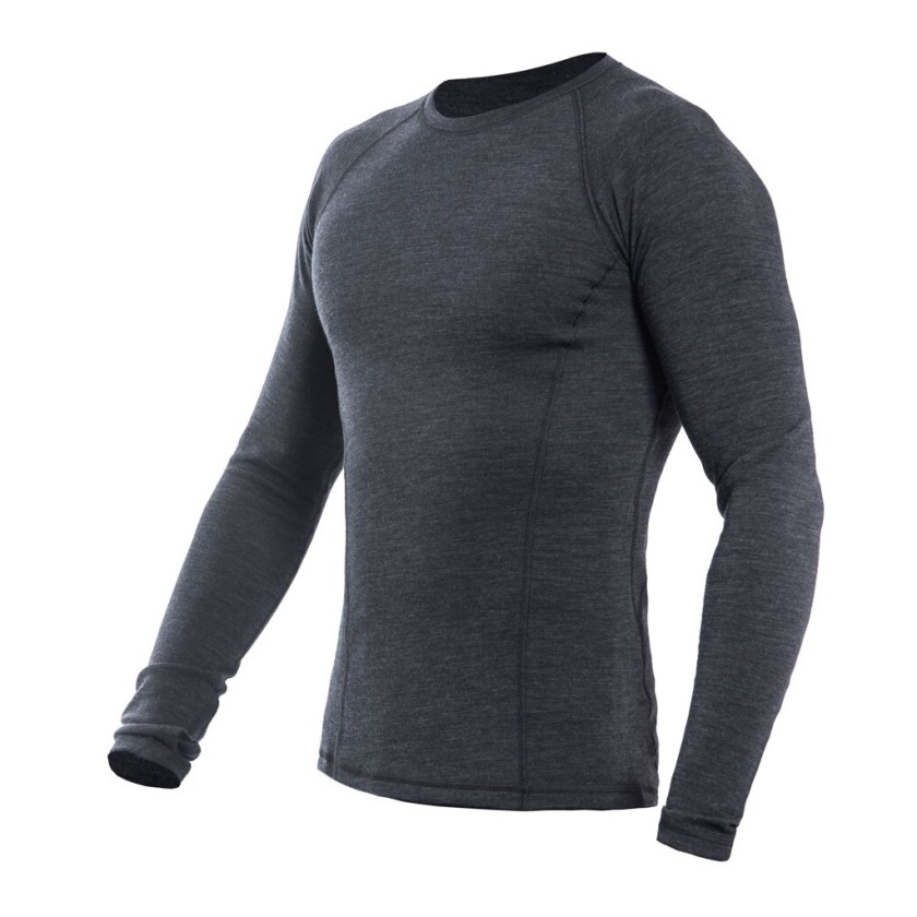 SENSOR - triko MERINO BOLD šedá