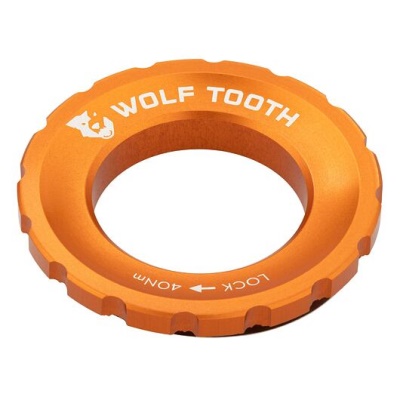 WOLF TOOTH - matice kotouče centerlock ROTOR oranžová