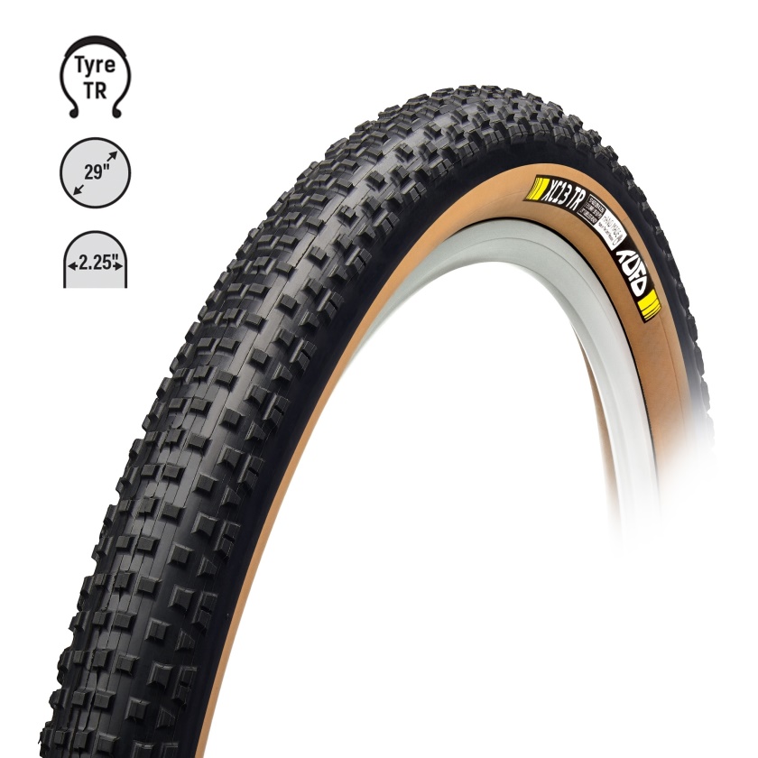 TUFO - plášť XC13, 29"x2.25, Tubeless-ready, bezdušový, skládací, béžový